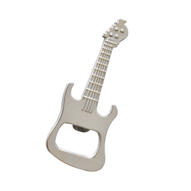 ເຄື່ອງເປີດຂວດເບຍ Guitar ຕູ້ເຢັນແມ່ເຫຼັກສ້າງສັນບຸກຄະລິກກະພາບເຫລົ້າທີ່ເຮັດຈາກ opener ເປີດແກ້ວອອກແບບແມ່ເຫຼັກທີ່ມີປະສິດທິພາບ