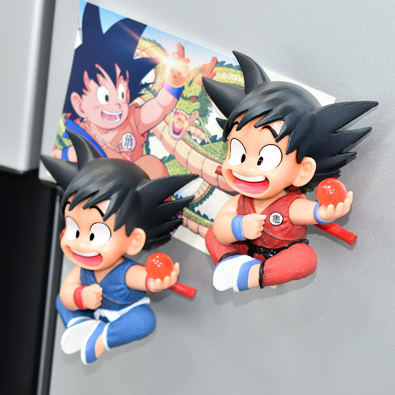 Seven dragon Wukong Creative stereo refrigerator plate GK turtle pie resonant magnetic sticker decoration magnetic sticker