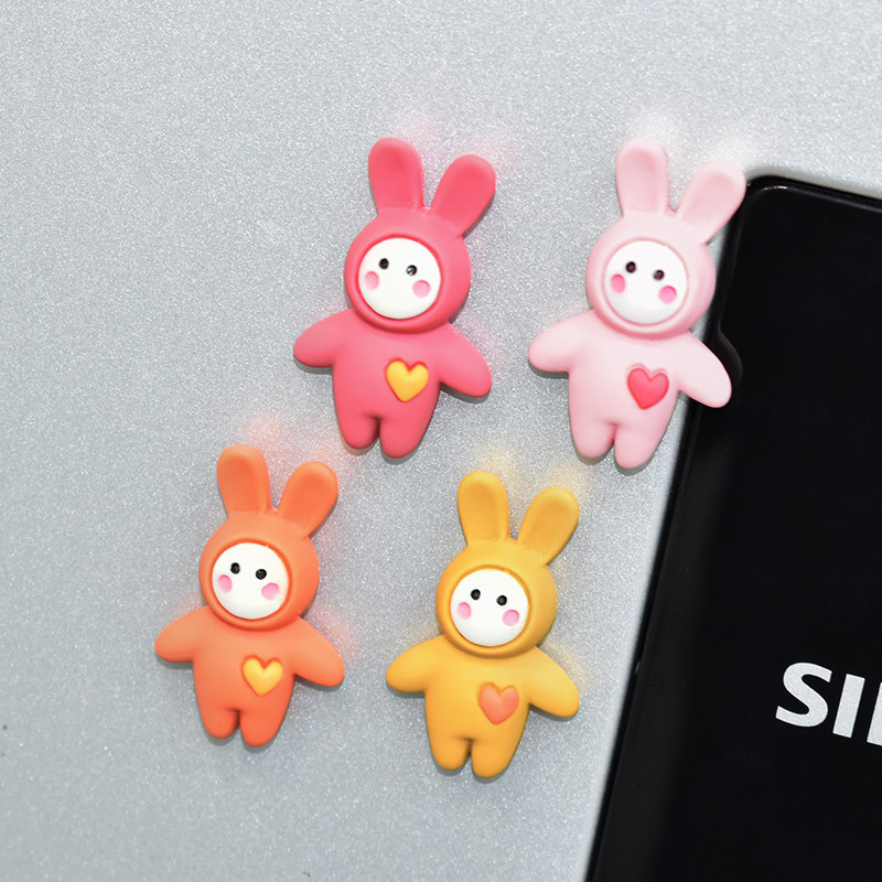 Creative 3D Stereo Anthony not two Rabbit Cute Fridge Stick Magnet Powerful Magnet Magnet Suction Magnet Cute
