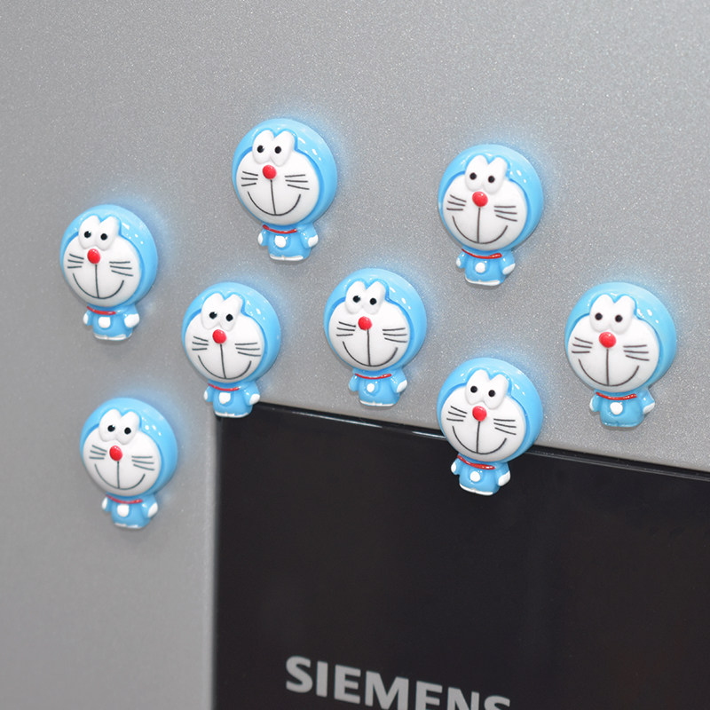 Three-dimensional Doraemon refrigerator sticker cartoon cute decoration magnet creative Japanese-style doraemon magnet decoration doll