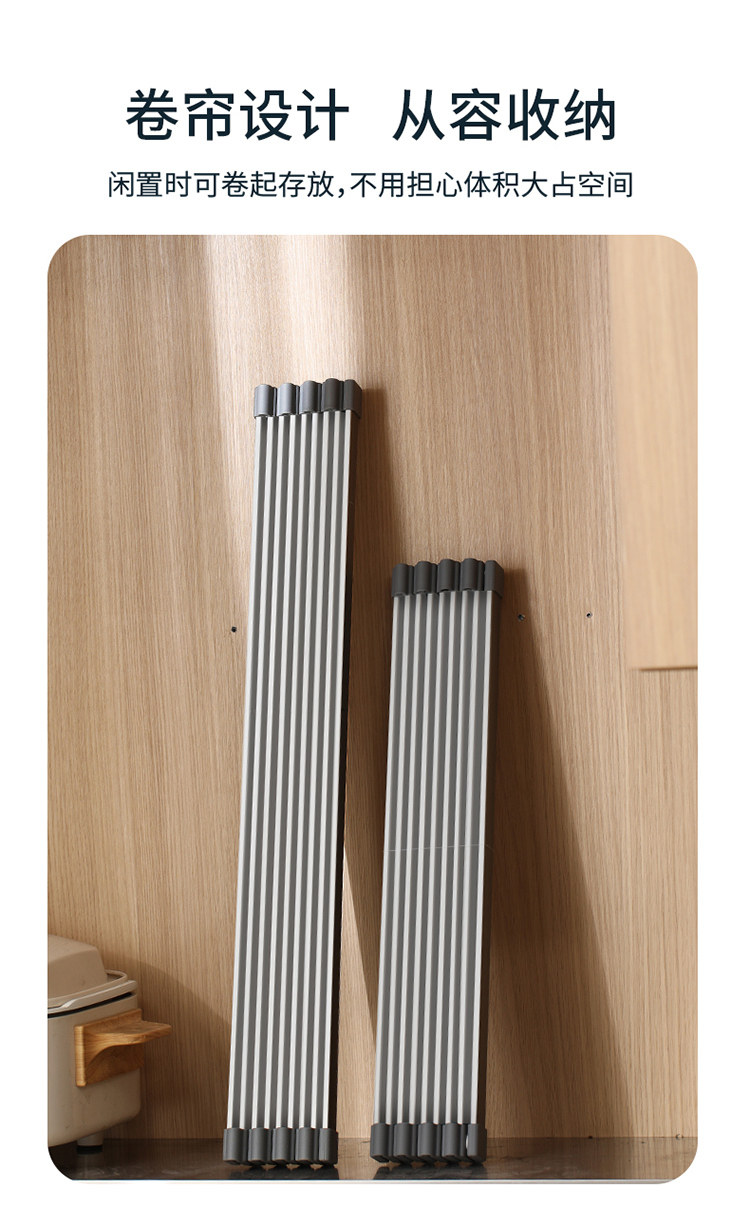 Раковина полка 可折叠沥水架洗碗水池架子放筷碟收纳篮厨房水槽硅胶水板垫置物架 Fa so la