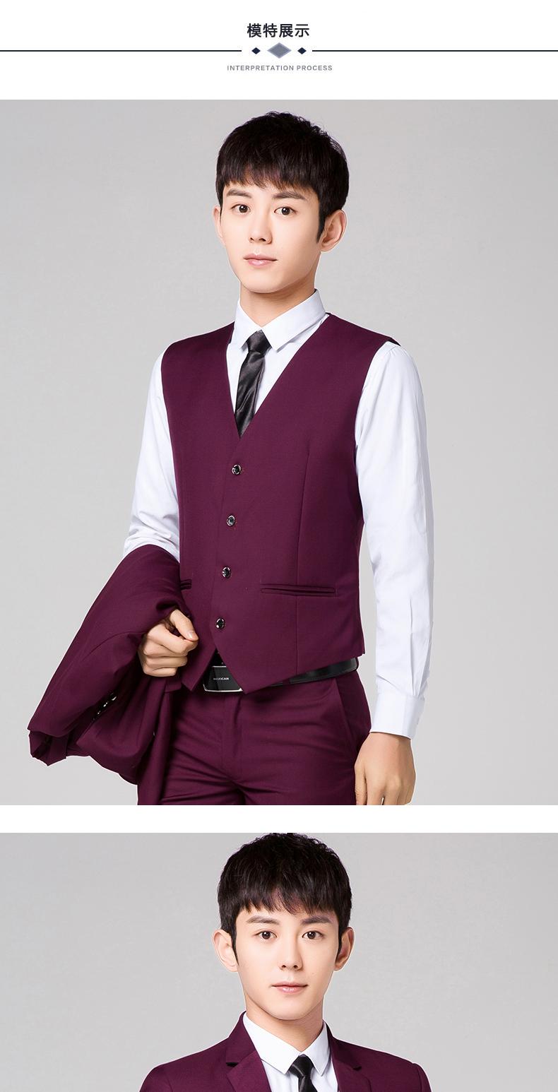 Bộ đồ vest nam ba mảnh mùa hè phiên bản Hàn Quốc của bộ đồ nhỏ tự trồng phù hợp với váy chuyên nghiệp nhất đồ nam đẹp 2021