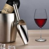 Bar Legend, натуральная утолщенная нержавеющая сталь № 4, лопата для льда, пищевая лопата, лопата для риса, лопата для муки, лопата для сахара.