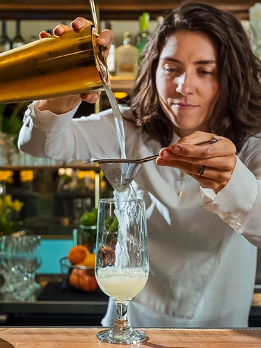 Бар легендарный коктейль специального коктейльного треугольника фильтр экрана экрана порошкообразной конус из нержавеющей стали тип конуса