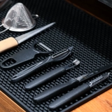 CRISON Барная стойка для бара, прямоугольный большой барный коврик, барная стойка, нескользящий фильтр для воды, пластиковый коврик, инструмент, коврик для слива бокала