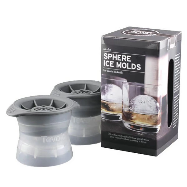 Bar Legend Xuất khẩu Whisky Mỹ Vòng Ice Hockey Khuôn ICE BALL Ice Hockey Hộp quà tặng Ice Mold - Tự làm khuôn nướng