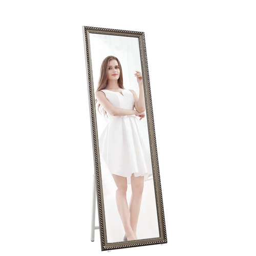 Европейская стиль сплошной древесина все подходящее зеркало зеркало Мобильное заправка