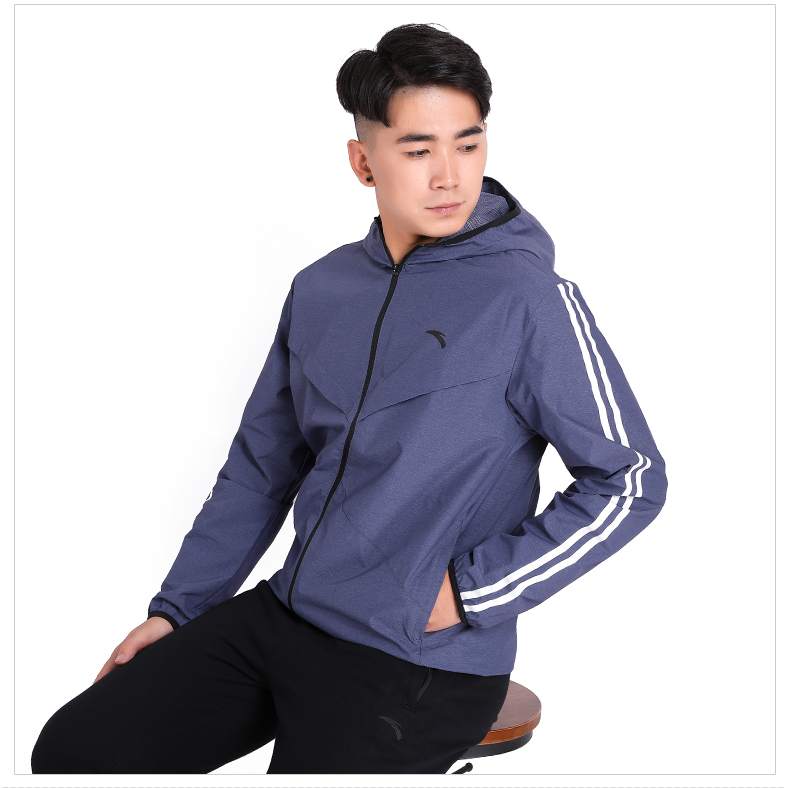 Áo khoác nam Anta 2018 mùa thu mới trùm đầu giản dị thể thao dệt áo khoác mỏng 15837646 áo khoác chạy bộ