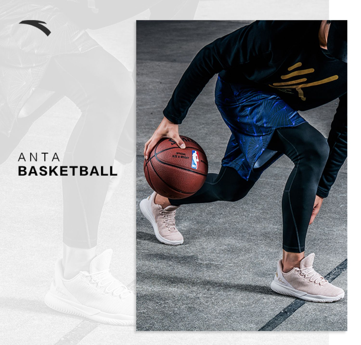 Giày bóng rổ Anta nam 2019 mùa thu mới trang web chính thức Thompson mẫu giày KT4 boot star track 5 giày thể thao - Giày bóng rổ giày the thao nam