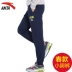 Anta quần thể thao quần nam 2019 mùa xuân trang web chính thức thư bảo vệ quần chân bình thường quần dệt kim chạy - Quần thể thao quần dài the thao nam ống suông Quần thể thao