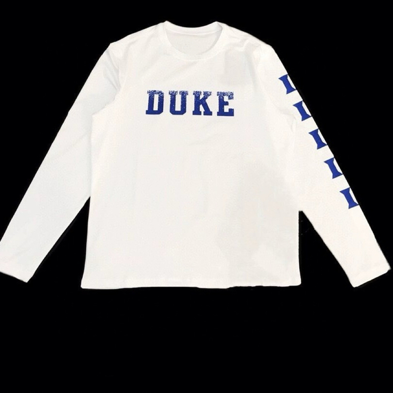 Duke University Duck Player Version Shooting Jersey Men's Sports Basketball Quick-Drying Training Casual Long-Sleeved T-Shirt