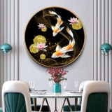 Новый Fortune Koi Cross Line Line Line Emeltes Polytes ручной вышив