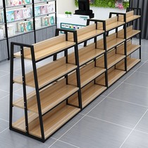  Cosmetics Nakajima cabinet free combination display table shelf Double-sided supermarket shelf display rack Multi-layer snack rack