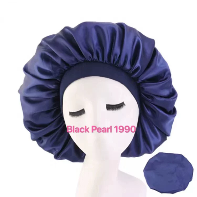 Шапка-ночь SATIN SPOT Sleep Cap Hair Night Bonnet большой атласный ночной чепчик для длинных волос