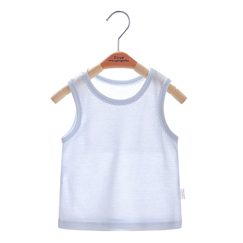 Детский бюстгальтер-топ для мальчиков, летняя тонкая футболка для раннего возраста для девочек без рукавов, эффект подтяжки, 0-1 лет