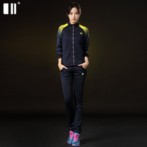 (Thickened) single and double badminton suit womens badminton clothes windproof warm coat zipper