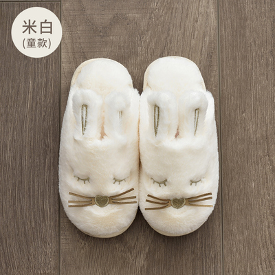 儿童棉拖鞋卡通亲子防滑棉鞋