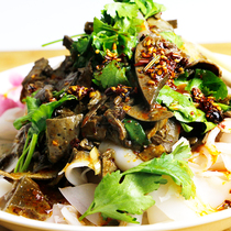 Shaanxi specialty snack Sichuan bowl to spicy liver river temple vacuum bowl to Yulin town northern Shaanxi