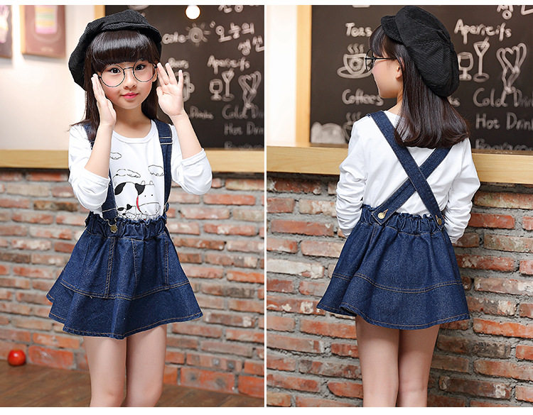 Jupe fillette en toile - Ref 2050182 Image 14