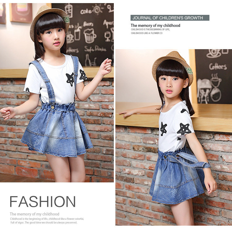 Jupe fillette en toile - Ref 2050182 Image 18