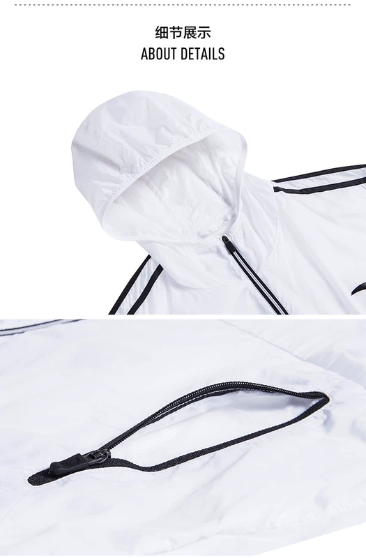 Anta jacket nam áo khoác da 2019 xuân hè mới chính thức trang web chính hãng áo len thể thao áo len trùm đầu - Áo khoác thể thao / áo khoác