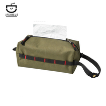 Outdoor Lightweight Military Wind Tissue Box Waterproof Meal Tissue Cloth Bag Multifunctional Hangable Tactical Wind Storage Bag