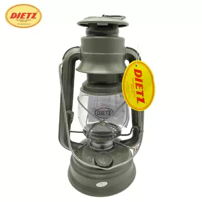 American DIETZ no light army green hurricane lamp kerosene lamp camping light outdoor portable lamp old oil lamp