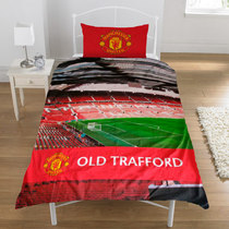 Manchester United Official 2018 Old Trafford fans commemorative single quilt cover bedding