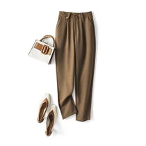 Pants Womens spring gray pants Womens 2021 casual fashion pants envelope loose and versatile thin suit radish pants