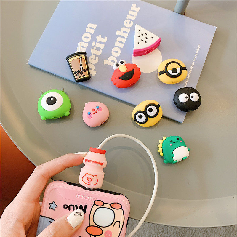 Suitable for data cable protective sleeve Apple special wire bite device anti-breaking cartoon cute anti-breaking protective sleeve