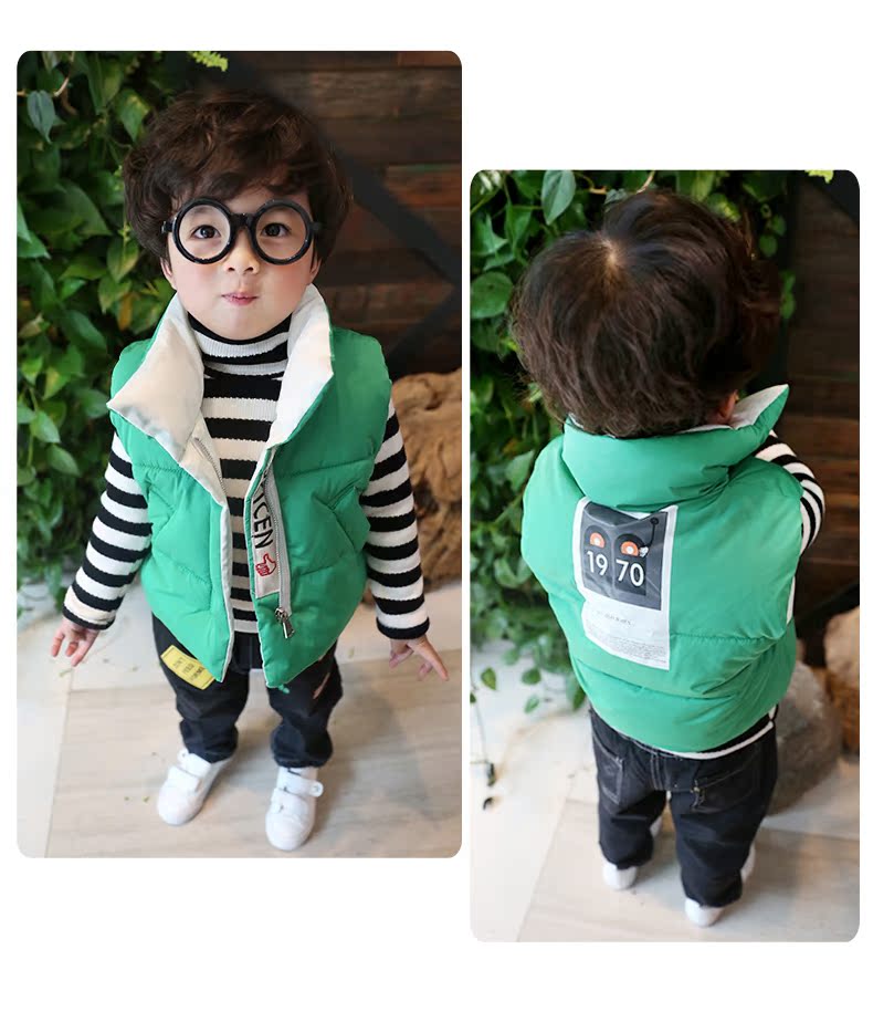Áo vest nam cho bé mùa thu đông mới phiên bản Hàn Quốc 1-3 tuổi sỉ quần áo trẻ em