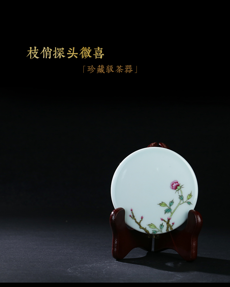 And auspicious jingdezhen ceramic tea pot pastel prosperous one like tea pot hand - made tea POTS