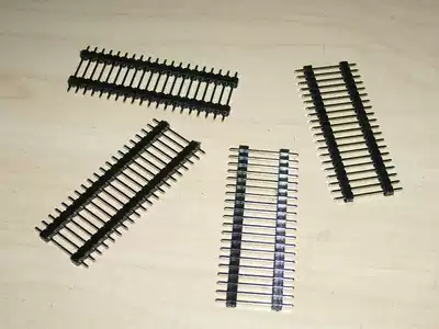 SINGLE ROW OF PINS 2 54 spacing double plastic all copper factory direct sales needle LENGTH 0 63*20MM 2*20PIN