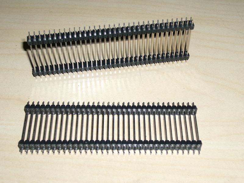 Double-row needle 2 54 pitch double plastic copper manufacturer direct selling needle length 0 63*30MM 2*34PIN