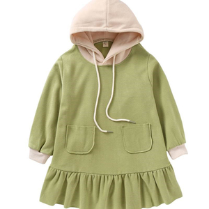 Korean girls dress autumn 2020 new foreign girl children's clothing sweater princess dress