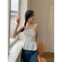 Летний сексуальный бюстгальтер-топ, майка топ, 2024 года, цветочный принт