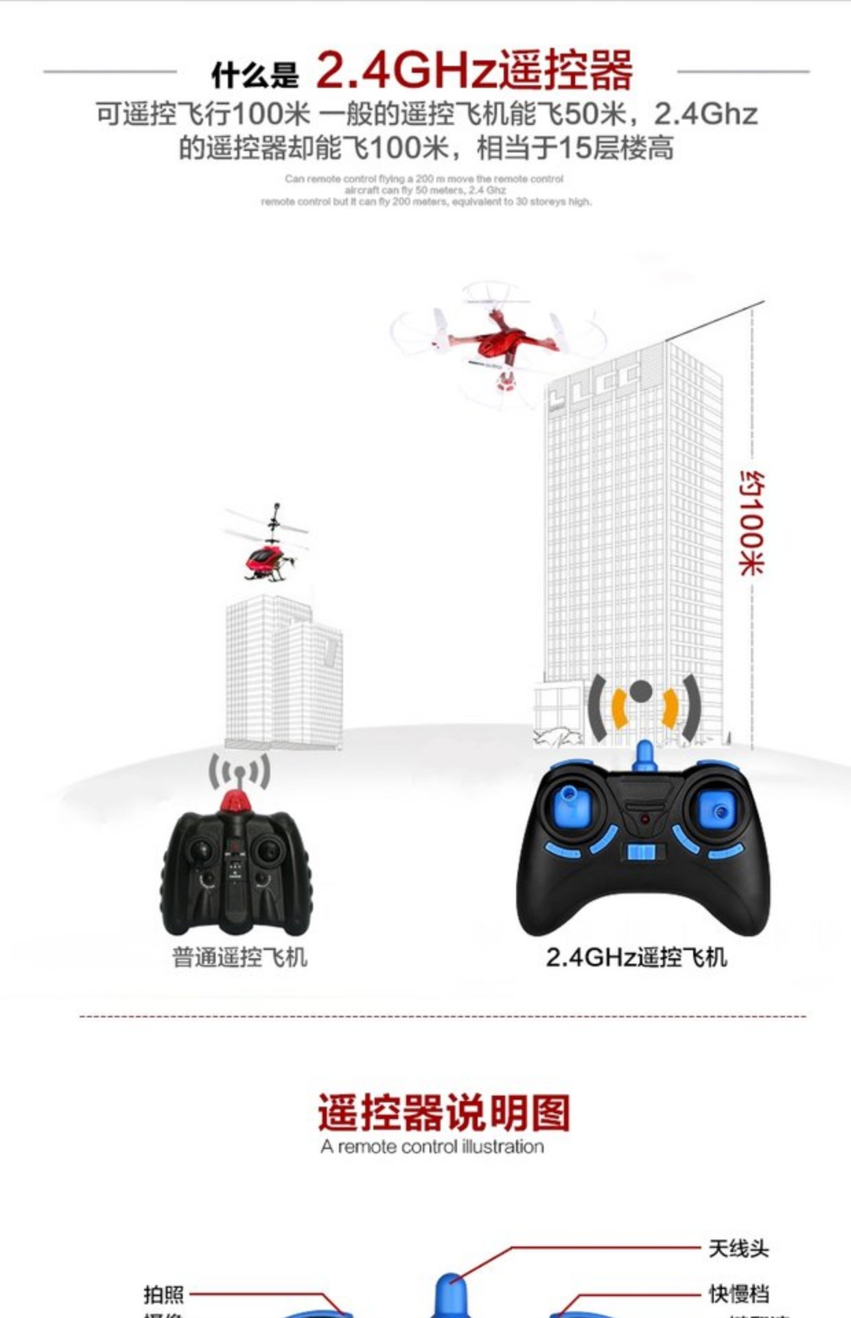 Máy bay bốn trục 2.4G chụp ảnh trên không theo thời gian thực UFO chống rơi máy bay trực thăng điều khiển từ xa không người lái mô hình đồ chơi trẻ em đồ chơi cho bé trai 1 tuổi
