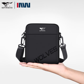 七匹狼斜挎包男士包包单肩包2026新款休闲迷你小背包潮便携手机包