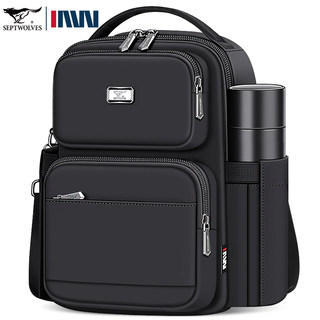 七匹狼单肩包男士包包斜挎包男款2026新款时尚男包外出便携小背包