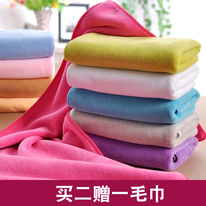 Microfiber towel Beauty salon hair salon special fire treatment logo custom dry hair towel Water absorption is not easy to lose hair