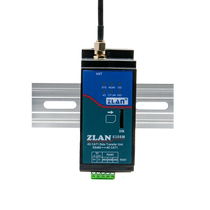 (ZLAN) Module DTU 4G Module de transmission transparent RS485 à 4G Collecte de données MQTT JSON Edge Computing Passerelle IoT Rail de guidage CAT1 de qualité industrielle ZLA