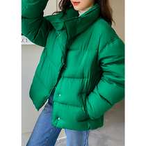 Njia Huichaos imagined softness and light ~ 90 white goose down down jacket for female winter loose short jacket