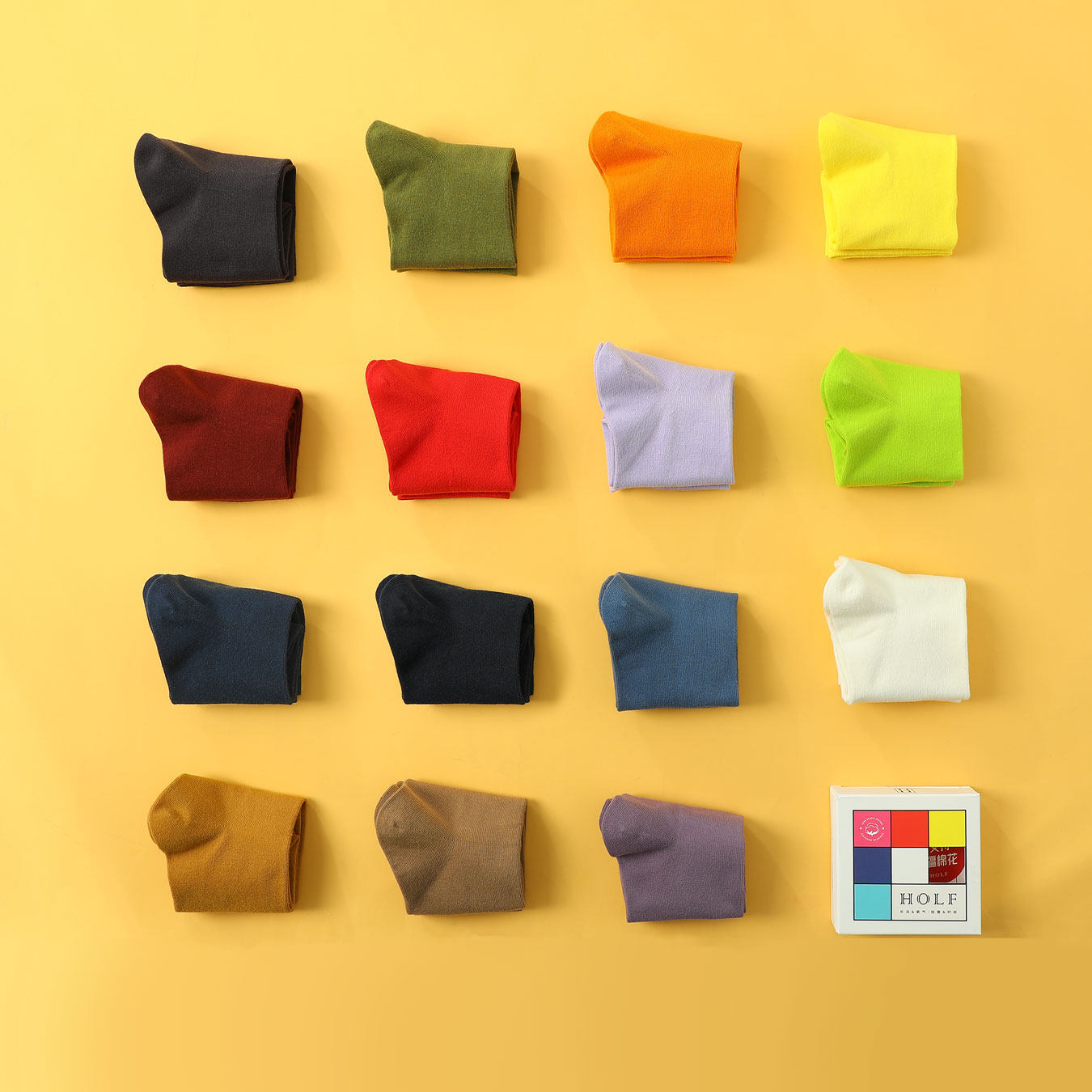 Njiahui Bone-Free Sewing Integrated ~ Xinjiang Changsuede Cotton Silo Socks Woman Autumn High Bomb Antibacterial Warm Socks