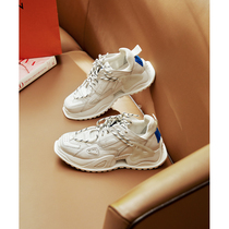 The Njiahui cloud-like comfort ~ the windswept fashion circle small square head with high daddy shoes female sneakers