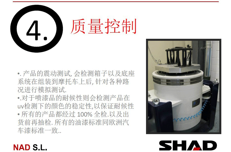 SHAD Xiade SH40 cốp xe máy phổ thông đạp xe điện trở lại hộp công cụ hộp lưu trữ hộp đuôi hộp - Xe gắn máy phía sau hộp cốp sau xe máy