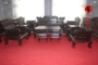 Đồ nội thất bằng gỗ gụ / bộ ghế sofa bằng gỗ sika hươu của 13 / Zambia máu sandal / đồ nội thất Ming và Qing - Bộ đồ nội thất giường ngủ hiện đại