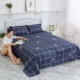 Đơn nhung flannel giường ngắn sang trọng màu đơn giản mùa đông ấm tấm