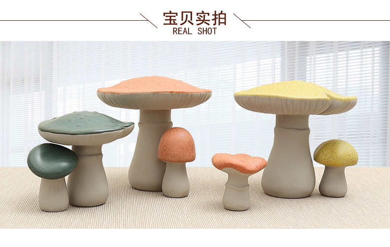 Mô phỏng vườn nấm trang trí nhỏ Sáng tạo trang trí nhà để bàn Trang trí vườn hoa đẹp đồ trang trí nhà cửa