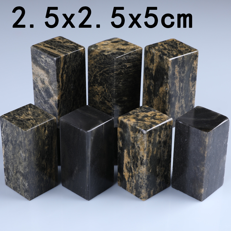 2 5x5 Qingtian stone Seal carving seal stone Point ink stone Calligraphy Calligraphy and painting Name seal collection of books idle chapter practice chapter