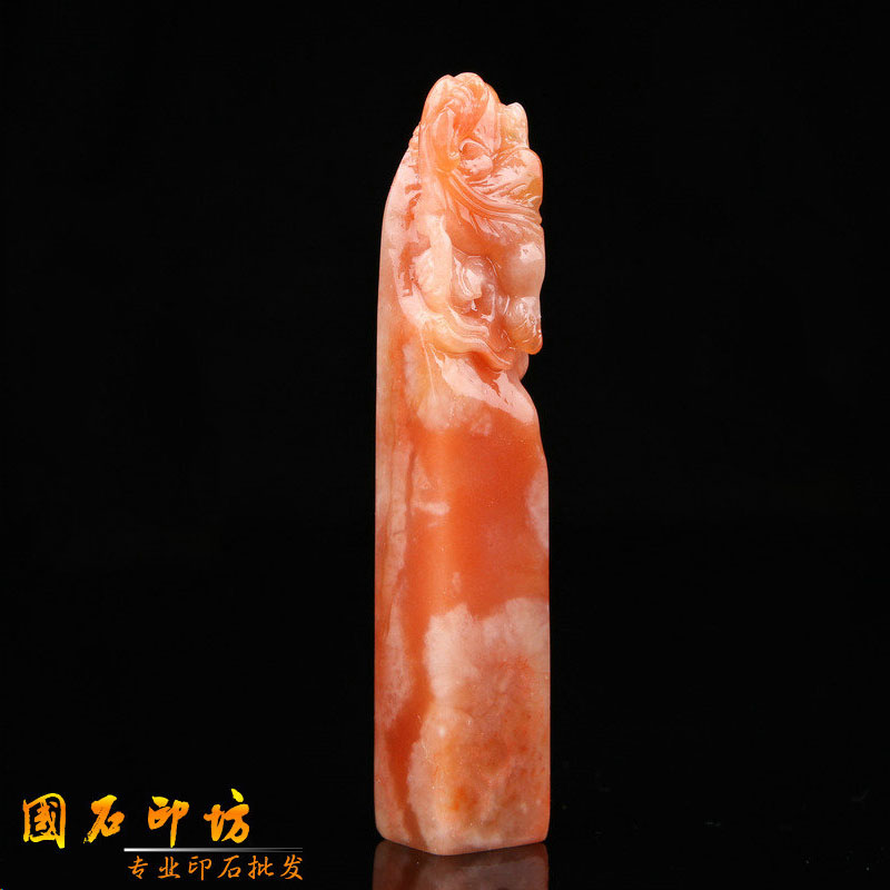 Susan Shizhen Shizhen Rover Frozen Tiger Seal Golden Stone Ceremony Practice Stamp Stone Wholesale GS011